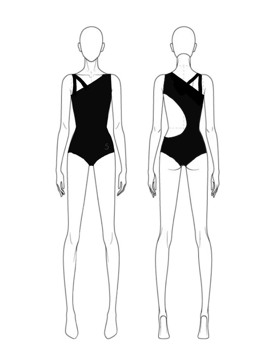 Modelo Premium (negro) - espalda